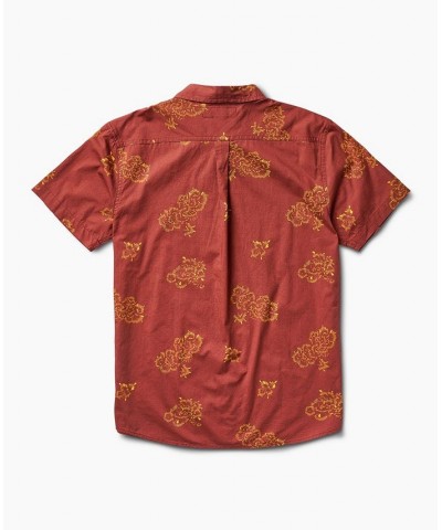 Men's Forge Short Sleeve Shirt Brown $20.49 Shirts