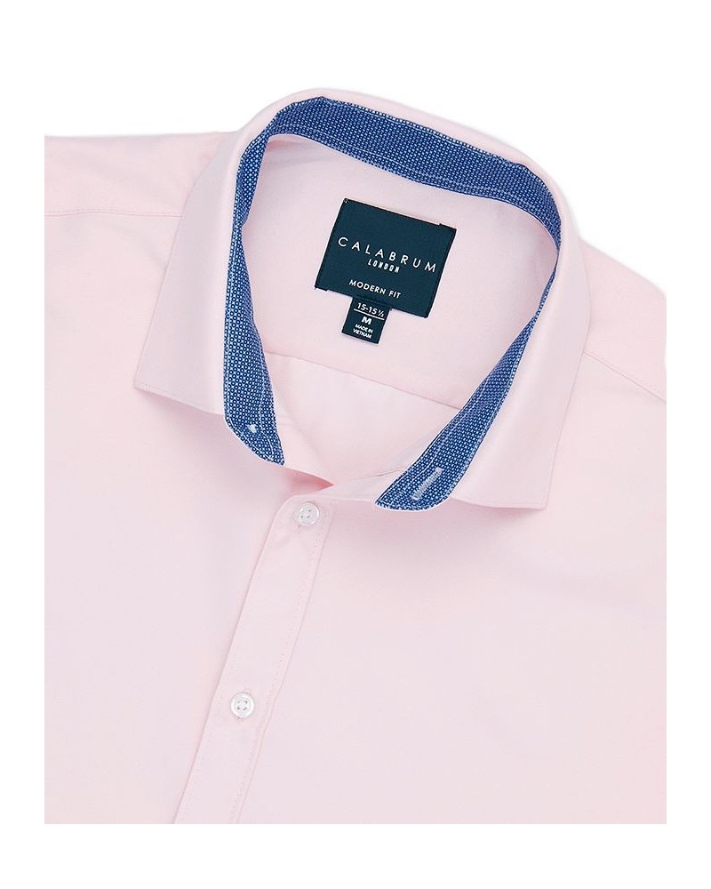 Men's Regular Fit Performance Solid Wrinkle Free Dress Shirt PD04 $13.92 Dress Shirts