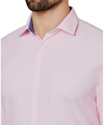 Men's Regular Fit Performance Solid Wrinkle Free Dress Shirt PD04 $13.92 Dress Shirts