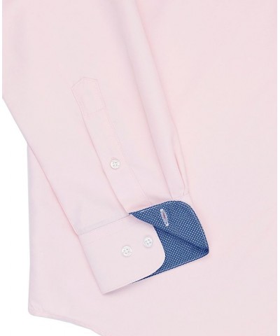 Men's Regular Fit Performance Solid Wrinkle Free Dress Shirt PD04 $13.92 Dress Shirts