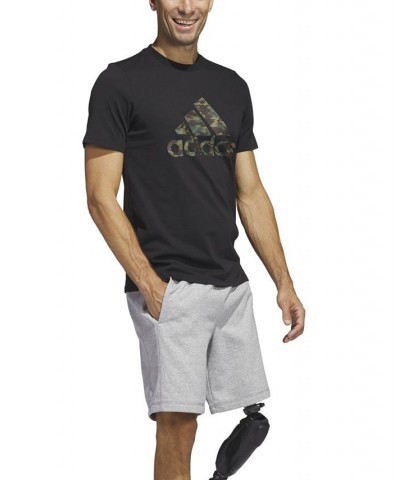 Men's Camo Logo Cotton Short-Sleeve T-Shirt Black $15.93 T-Shirts