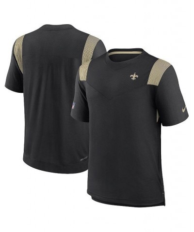 Men's Black New Orleans Saints Sideline Tonal Logo Performance Player T-shirt $30.24 T-Shirts