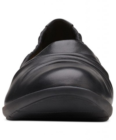 Women's Jenette Ruby Slip-On Flats Black $40.00 Shoes