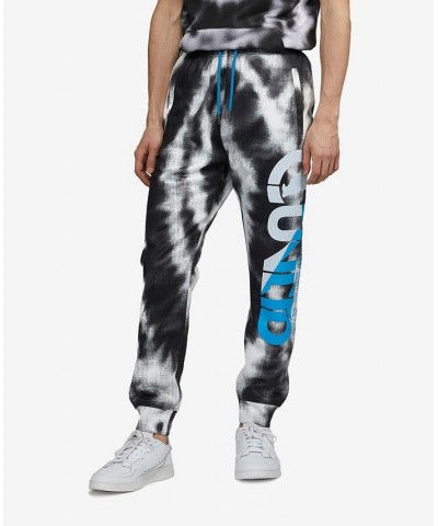 Men's Tie-Dye Star Burst Fleece Joggers Gray $32.64 Pants