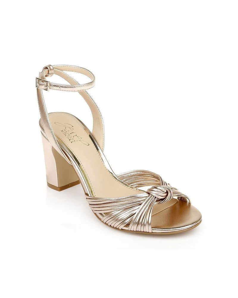 Women's Christen Evening Sandals Pink $54.74 Shoes