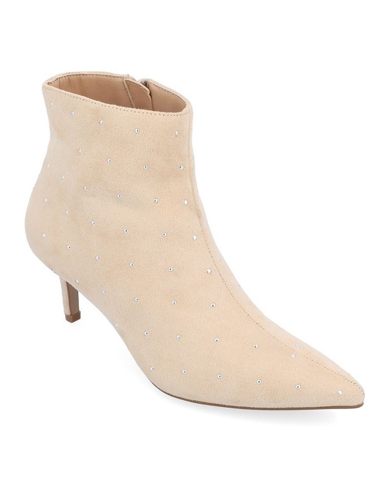 Women's Rossia Studded Bootie Bone $62.40 Shoes