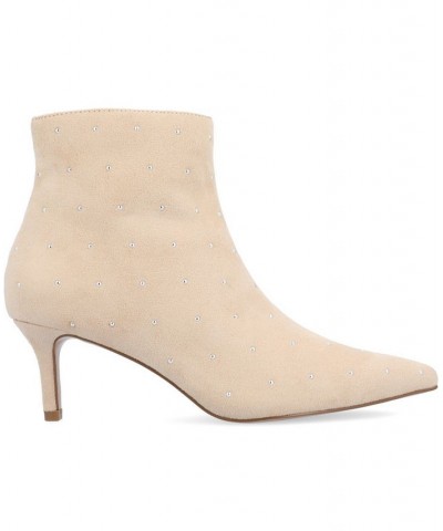 Women's Rossia Studded Bootie Bone $62.40 Shoes