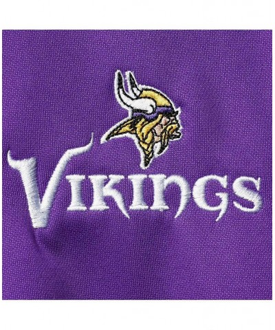 Men's Purple and Black Minnesota Vikings Apprentice Full-Zip Hoodie $50.00 Sweatshirt