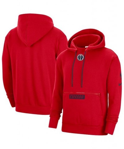 Men's Red Washington Wizards 2022/23 City Edition Courtside Pullover Hoodie $33.21 Sweatshirt