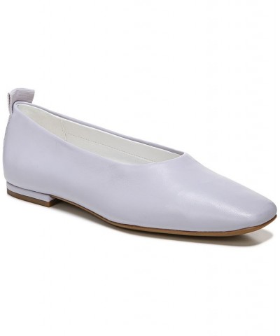 Vana Ballet Flats White Leather $45.50 Shoes