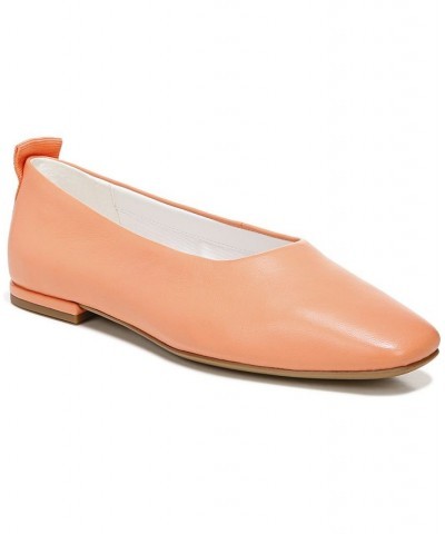 Vana Ballet Flats White Leather $45.50 Shoes