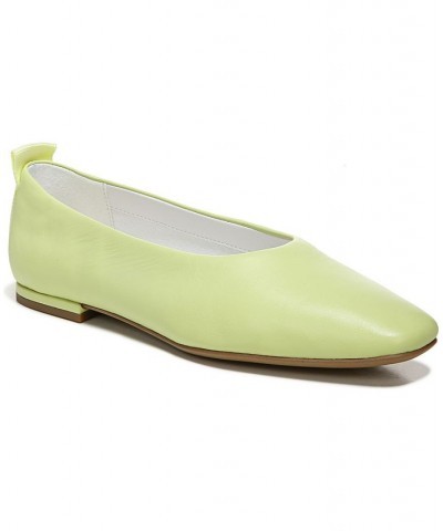 Vana Ballet Flats White Leather $45.50 Shoes