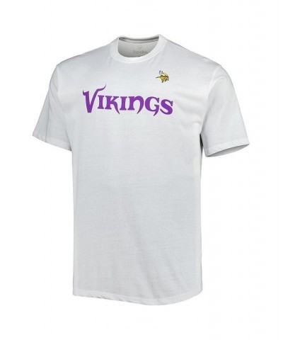 Men's Branded White Minnesota Vikings Big and Tall Hometown Collection Hot Shot T-shirt $23.39 T-Shirts