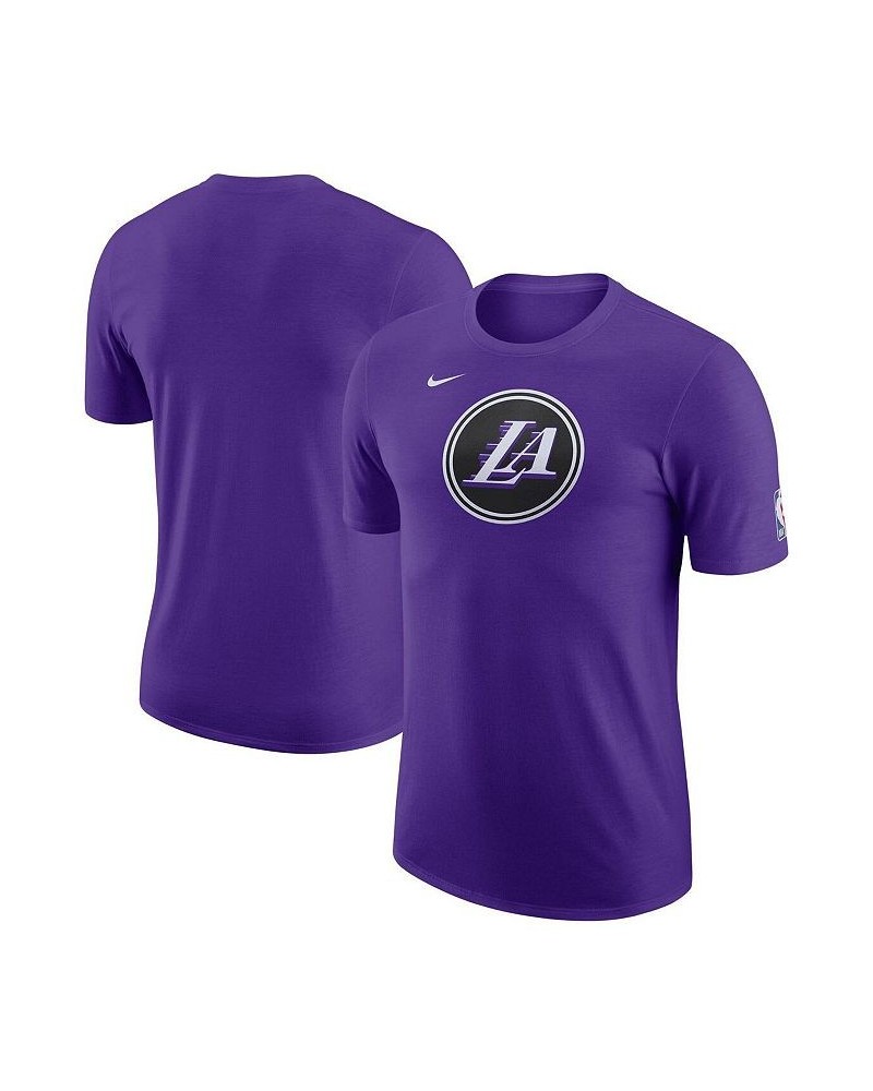 Men's Purple Los Angeles Lakers 2022/23 City Edition Essential Warmup T-shirt $20.51 T-Shirts