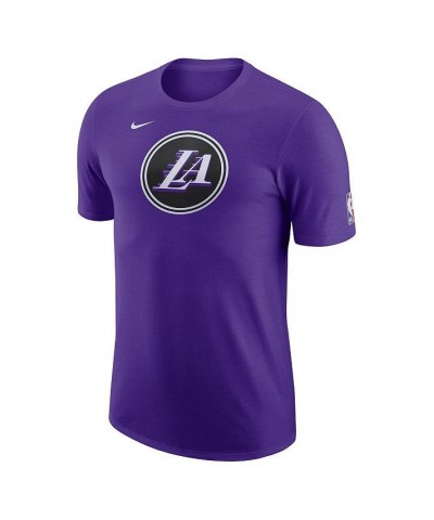 Men's Purple Los Angeles Lakers 2022/23 City Edition Essential Warmup T-shirt $20.51 T-Shirts