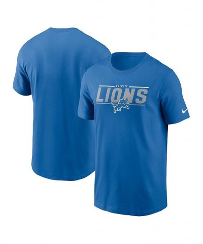 Men's Blue Detroit Lions Muscle T-shirt $26.99 T-Shirts