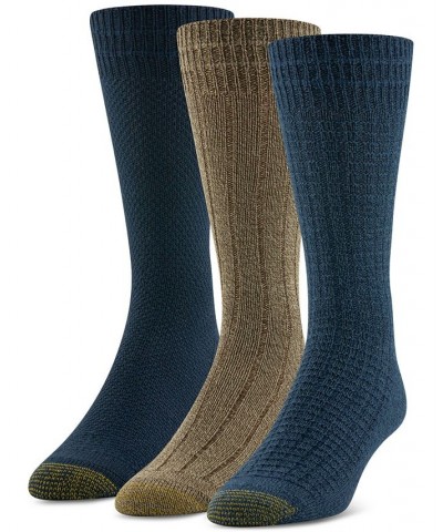 Men's 3-Pk. Premium Texture Socks Blue $8.61 Socks