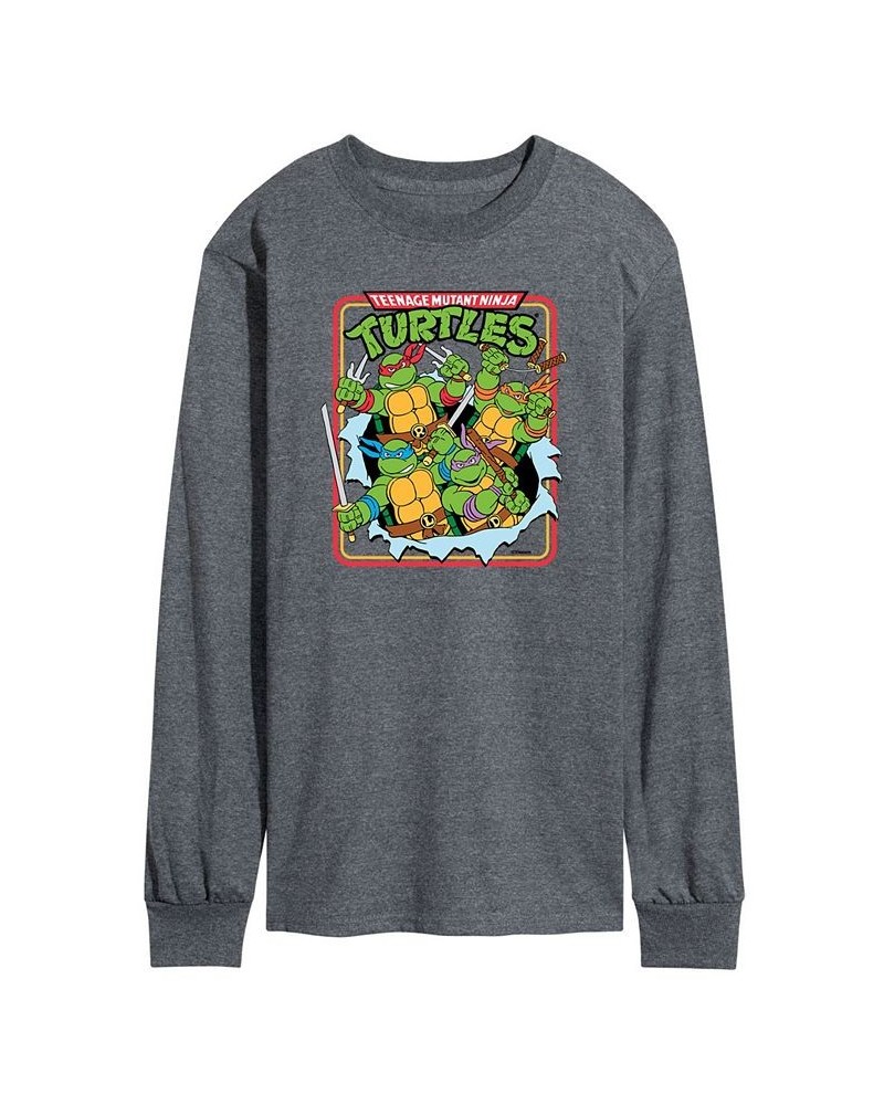 Men's Teenage Mutant Ninja Turtles T-shirt Gray $18.48 T-Shirts