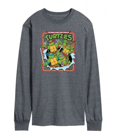 Men's Teenage Mutant Ninja Turtles T-shirt Gray $18.48 T-Shirts