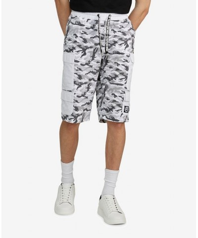 Men's Contrast Cargo Shorts Black $31.28 Shorts