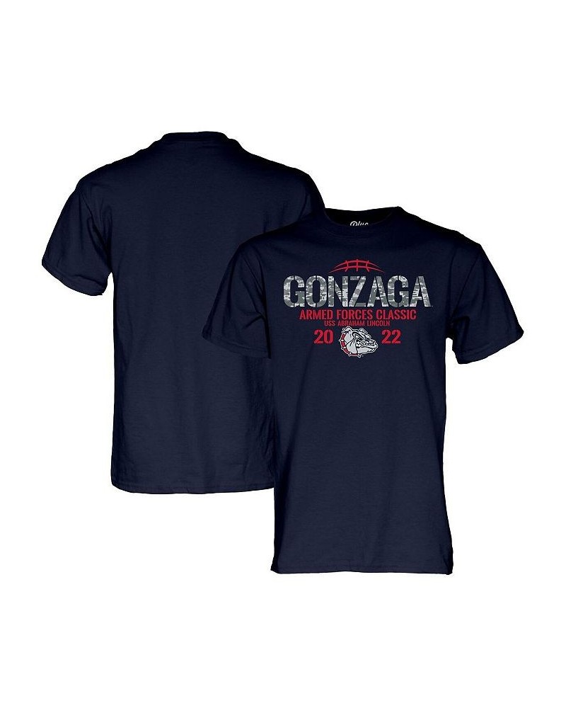 Men's Navy Gonzaga Bulldogs 2022 Armed Forces Classic T-shirt $16.00 T-Shirts