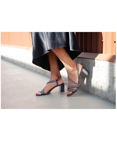 Vanessa Strappy Sandals Blue $41.60 Shoes