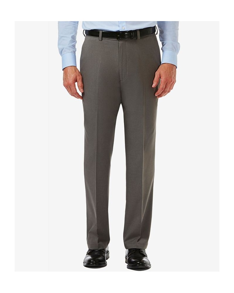 Men's Cool 18 PRO Classic-Fit Expandable Waist Flat Front Stretch Dress Pants PD06 $30.79 Pants