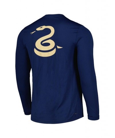 Men's Navy Philadelphia Union Jersey Hook AEROREADY Long Sleeve T-shirt $30.24 T-Shirts