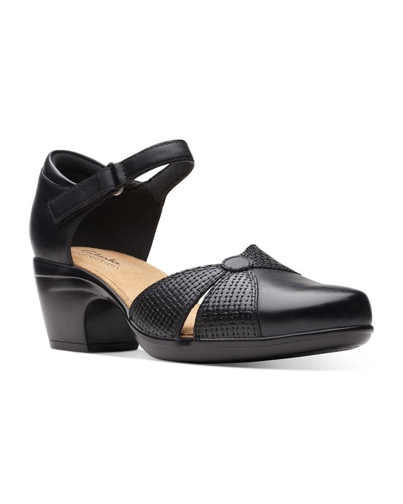 Women's Collection Emily Rae Sandals Black $47.25 Shoes