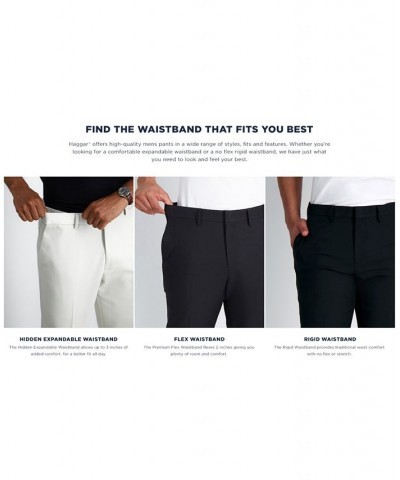 Men's Cool 18 PRO Classic-Fit Expandable Waist Flat Front Stretch Dress Pants PD06 $30.79 Pants