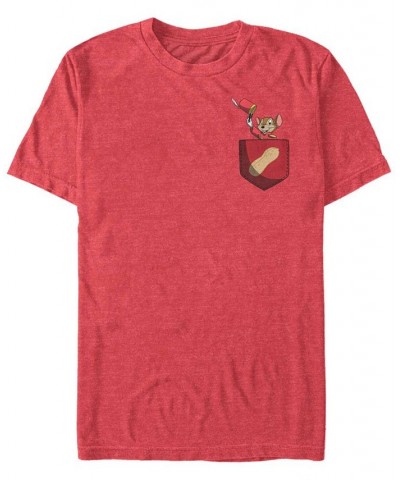 Men's Timothy Pocket Short Sleeve T-Shirt Red $19.94 T-Shirts