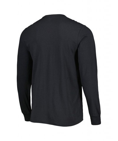 Men's Black Las Vegas Raiders Brand Wide Out Franklin Long Sleeve T-shirt $16.80 T-Shirts