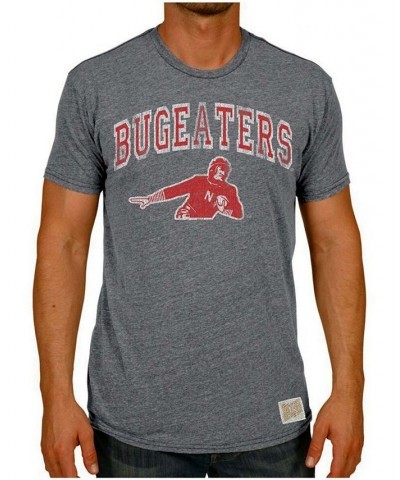 Men's Heather Gray Nebraska Huskers Vintage-Inspired Bugeaters Tri-Blend T-shirt $22.94 T-Shirts