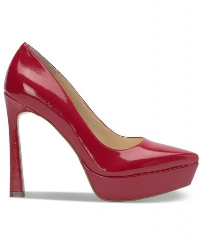 Women's Jariah Pointed-Toe Platform Pumps Pink $51.48 Shoes