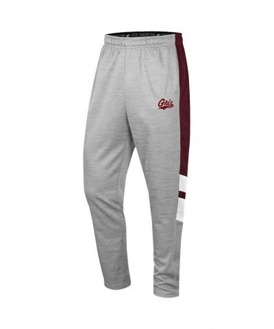 Men's Heathered Gray and Maroon Montana Grizzlies Bushwood Pants $22.00 Pants