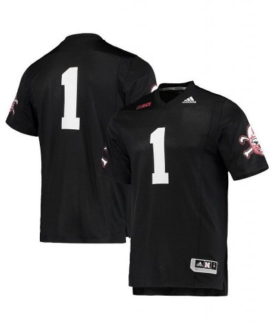 Men's 1 Black Nebraska Huskers Premier Strategy Jersey $42.00 Jersey