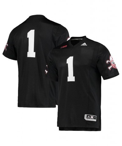 Men's 1 Black Nebraska Huskers Premier Strategy Jersey $42.00 Jersey