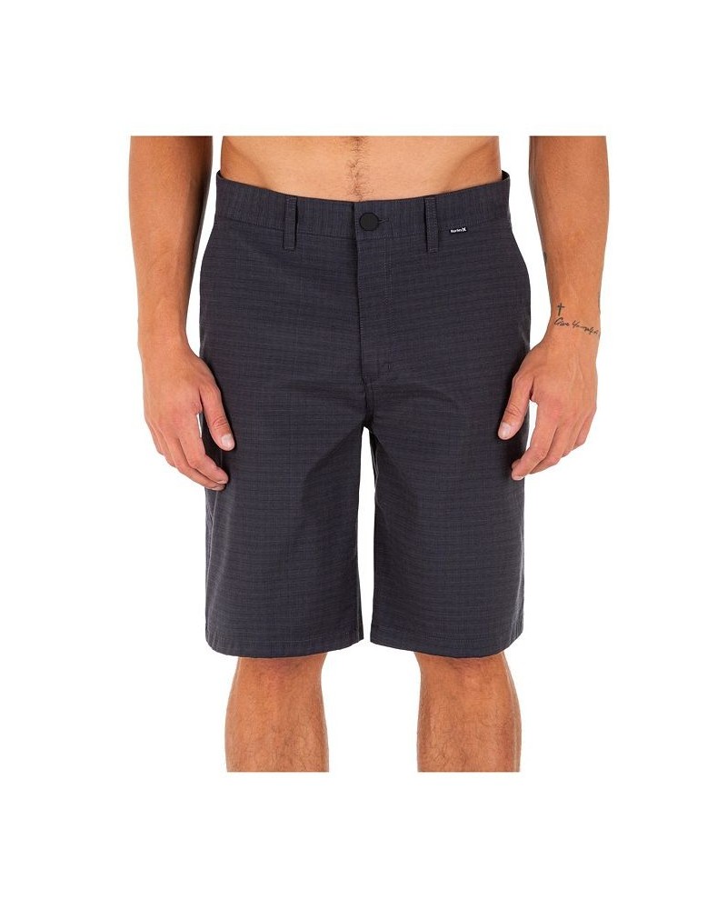 Men's Turner Casual Light Stretch Comfortable Walk 10.5" Shorts with a Button Closure Black $30.60 Shorts