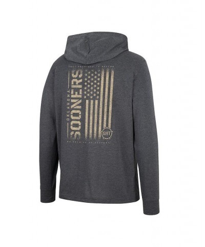 Men's Charcoal Oklahoma Sooners Team OHT Military-Inspired Appreciation Hoodie Long Sleeve T-shirt $32.44 T-Shirts