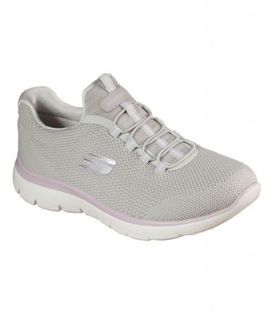 Women's Summits - Cool Classic Wide Width Athletic Walking Sneakers Multi $30.55 Shoes