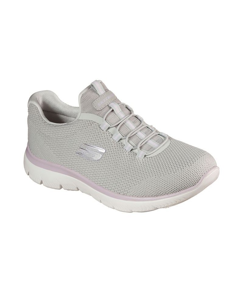 Women's Summits - Cool Classic Wide Width Athletic Walking Sneakers Multi $30.55 Shoes