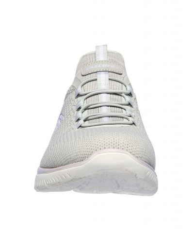 Women's Summits - Cool Classic Wide Width Athletic Walking Sneakers Multi $30.55 Shoes