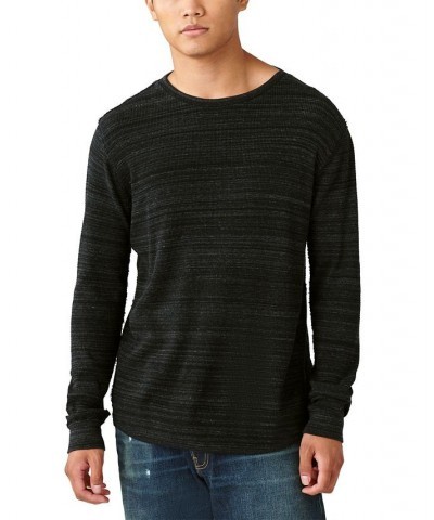 Men's Garment Dye Thermal Crew Neck T-shirt PD01 $24.56 T-Shirts