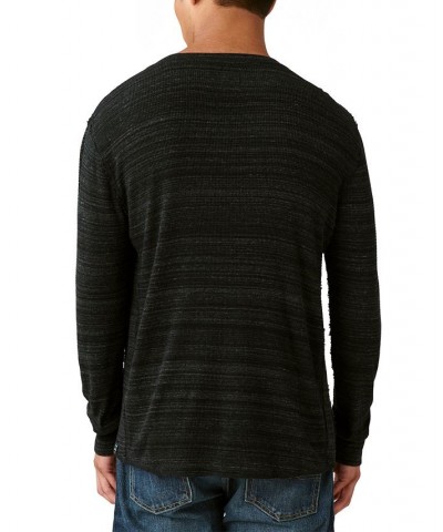 Men's Garment Dye Thermal Crew Neck T-shirt PD01 $24.56 T-Shirts