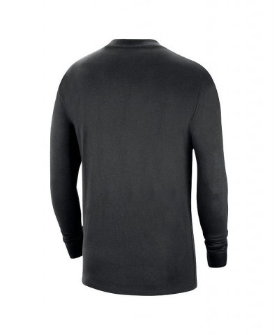 Men's Black Texas Longhorns Seasonal Max90 2-Hit Long Sleeve T-shirt $24.00 T-Shirts