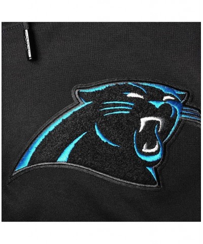 Men's Black Carolina Panthers 4-Hit Full-Zip Hoodie $39.00 Sweatshirt