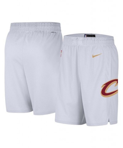 Men's White Cleveland Cavaliers 2020/21 Association Edition Swingman Performance Shorts $35.00 Shorts