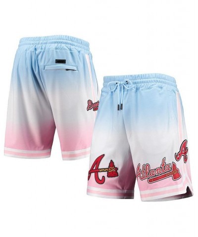 Men's Blue, Pink Atlanta Braves Team Logo Pro Ombre Shorts $38.50 Shorts