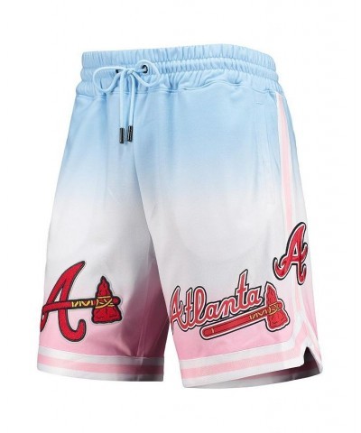 Men's Blue, Pink Atlanta Braves Team Logo Pro Ombre Shorts $38.50 Shorts