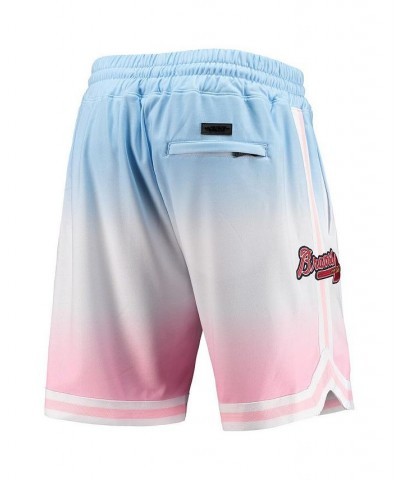 Men's Blue, Pink Atlanta Braves Team Logo Pro Ombre Shorts $38.50 Shorts